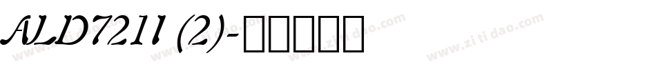 ALD721I (2)字体转换